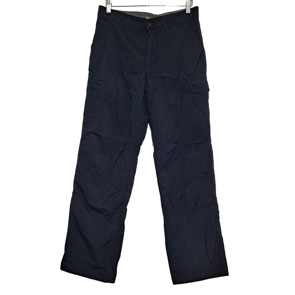 Cabela's Cargo Pants Men 32 x 32 Black Lightweight Hiking Outdoors Gorpcore